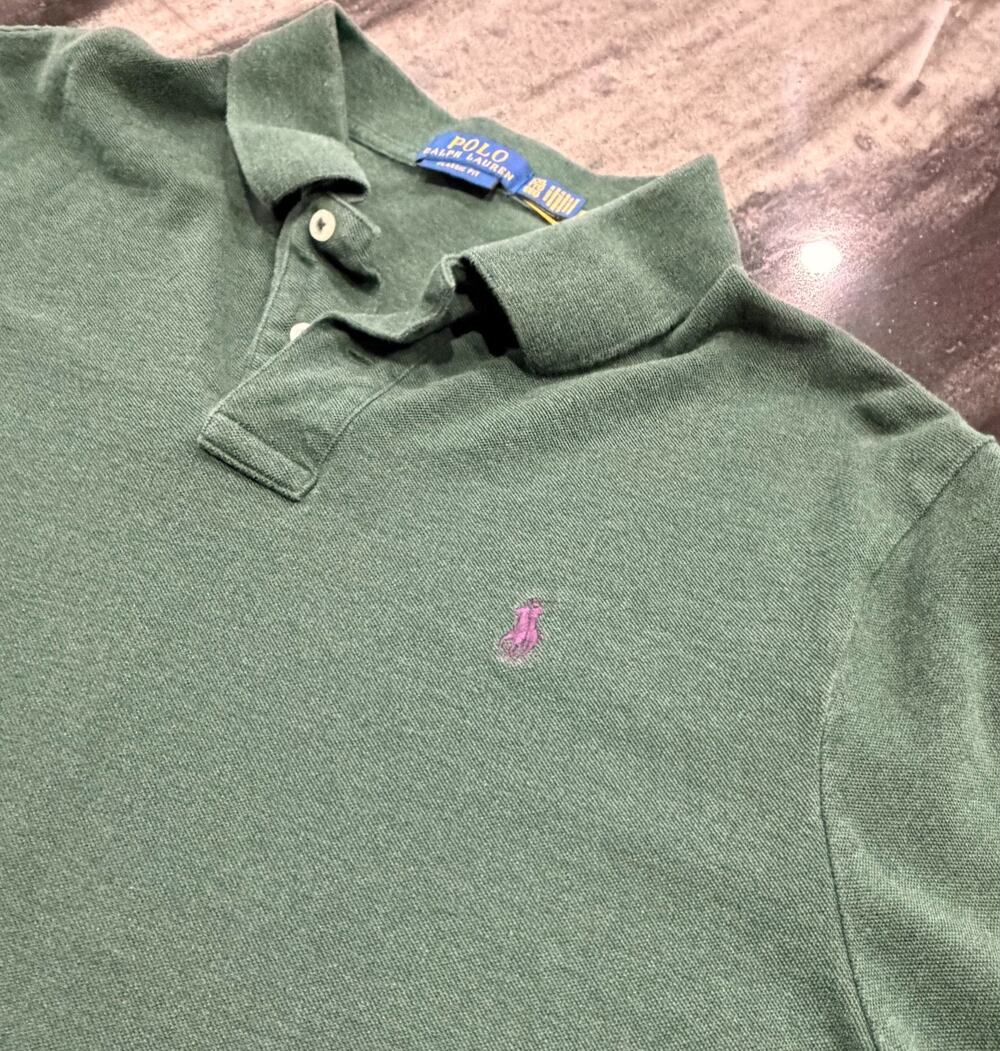 Polo Ralph Lauren Mens XXL Forest Green purple Pony Embroidered Preppy Golf
